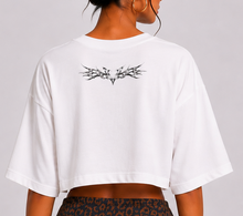 White EFIERI cropped t-shirt