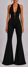 Black jersey jumpsuit