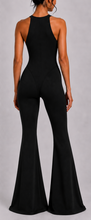 Black jersey jumpsuit