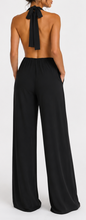 Black jersey jumpsuit