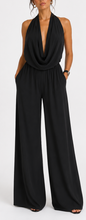Black jersey jumpsuit