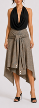 Plaid shirt-style skirt