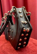 Black Geometric Hand Bag