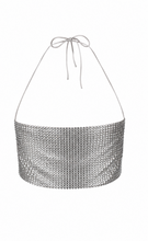 Clear crystal vest top