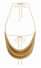 Gold beaded bandana top