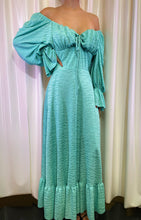 Turquoise romantic dress