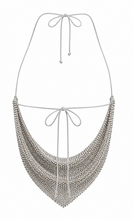 Silver pearl bandana top