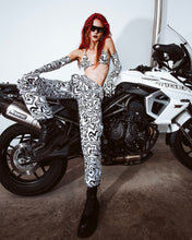 Printed Taffeta Cargo Pants