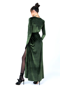 Royal Green Dress