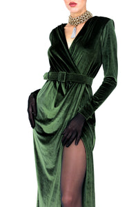 Royal Green Dress